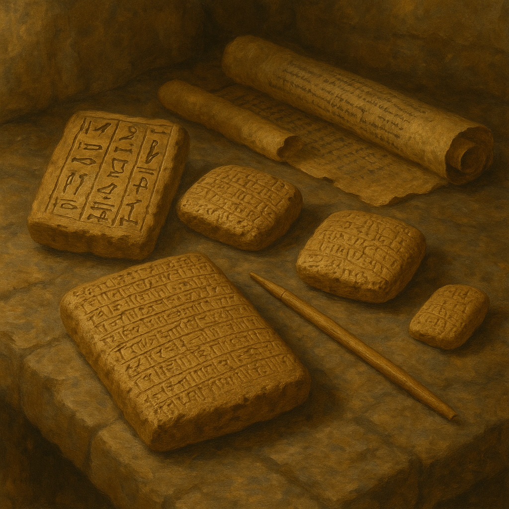 Ancient scripts and tablets